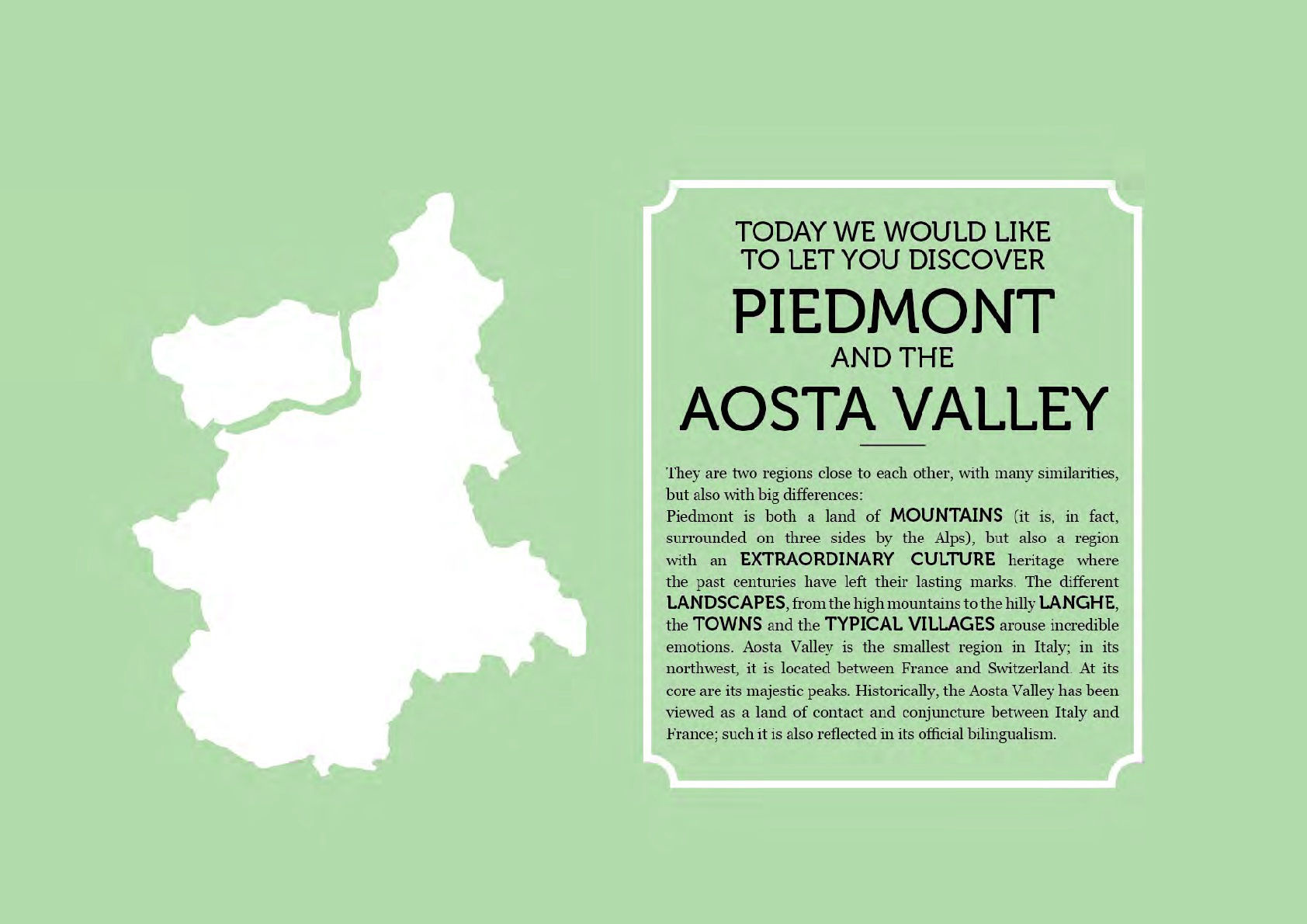 discover Piedmont Aosta Valley